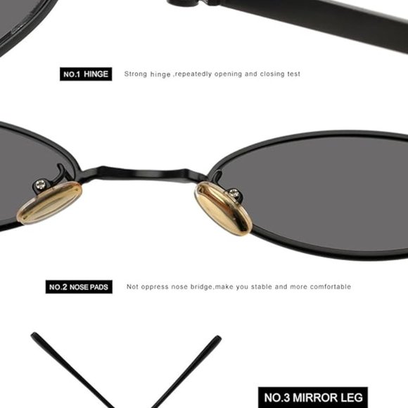 Sunglasses small oval petals shape main image 5